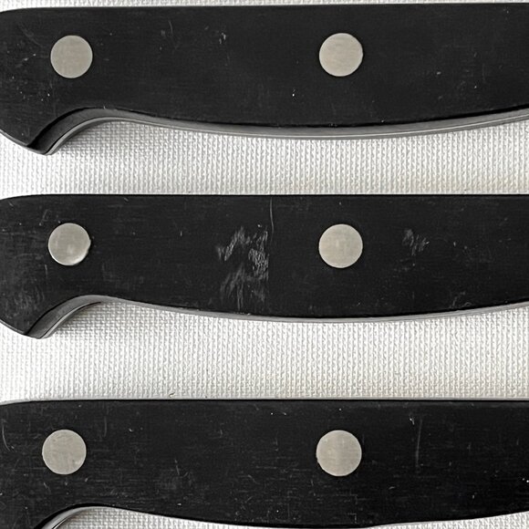 Sabatier Set of 5 Steak Knives 4.5" Stainless Steel Serrated Blade - Picture 5 of 9